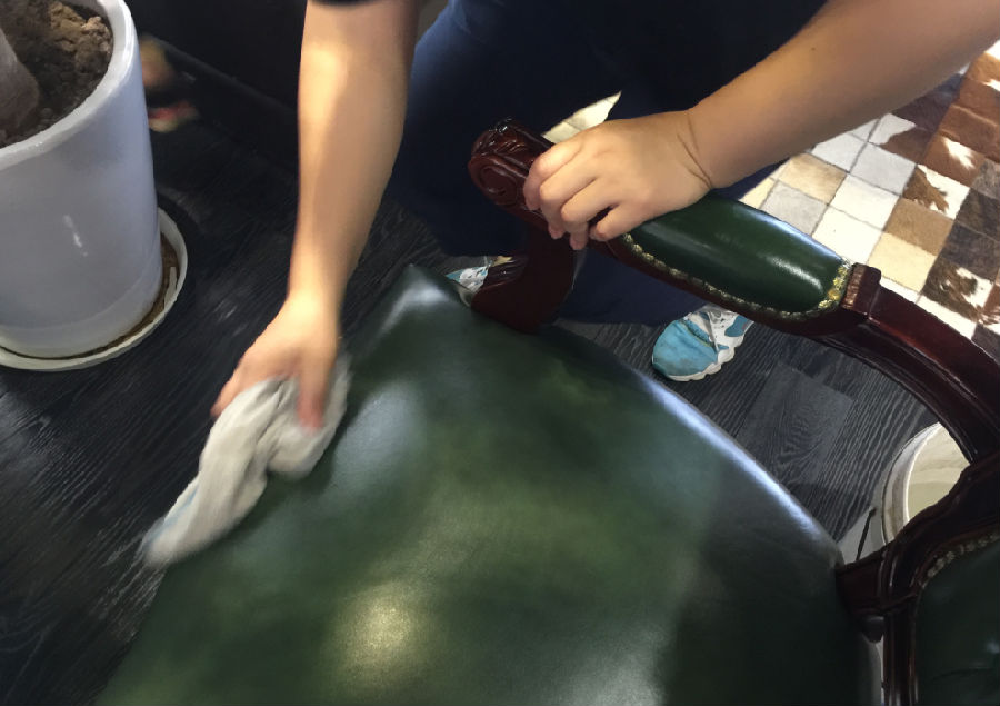 同江市家具清洗案例